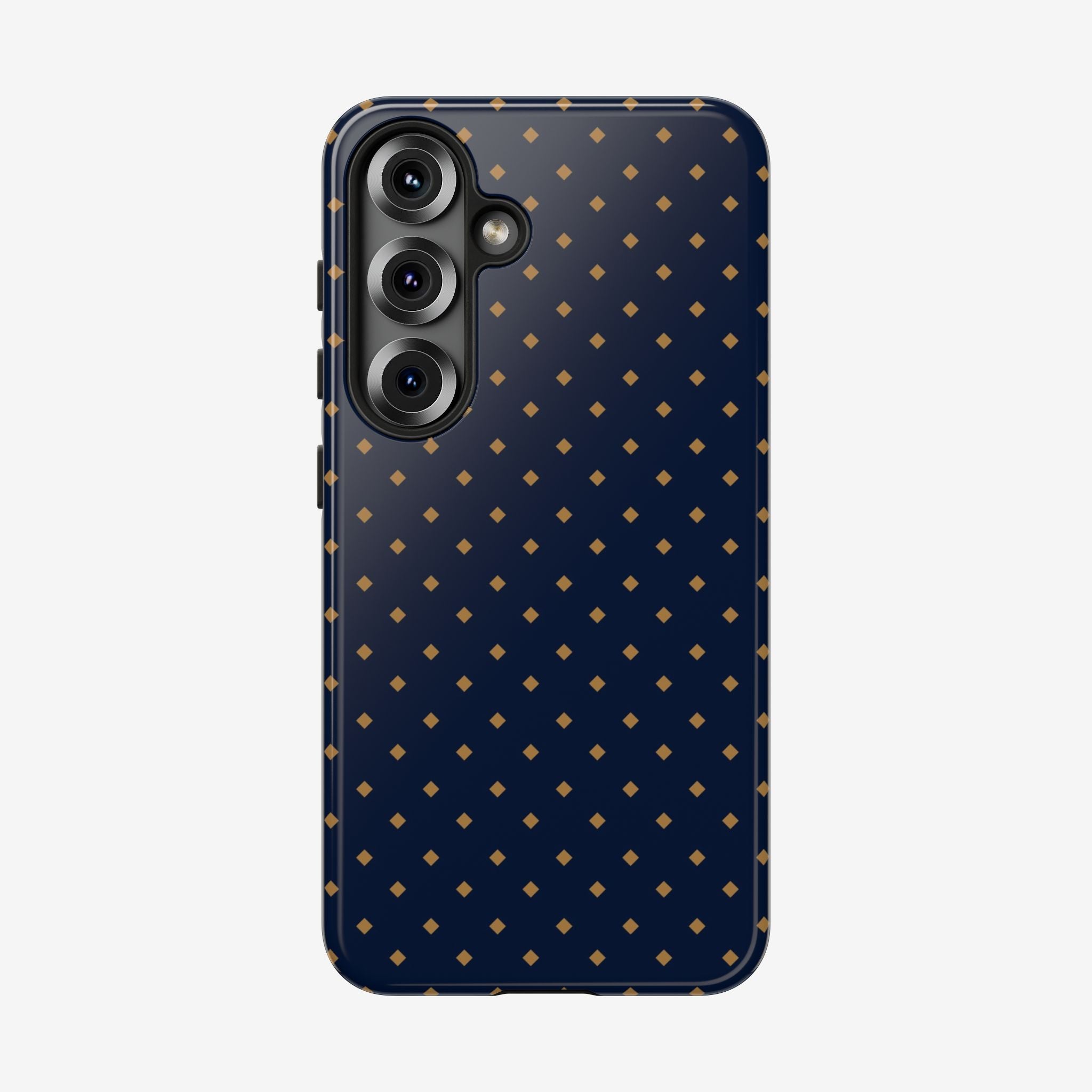 Navy Gold Dot