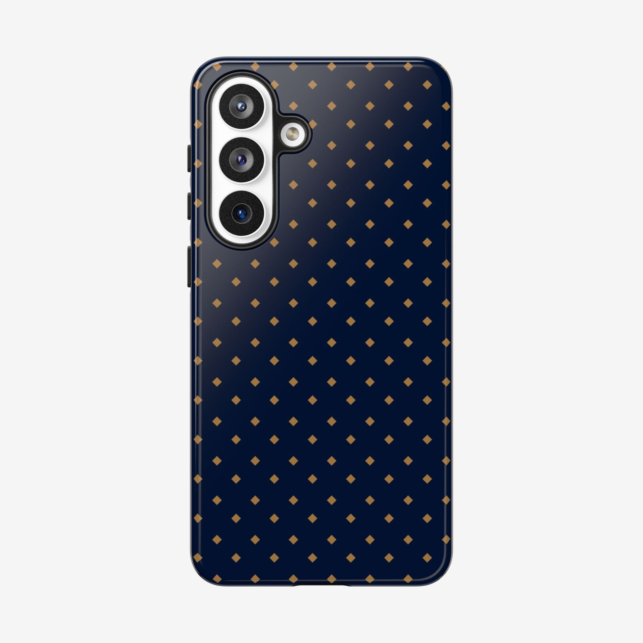 Navy Gold Dot