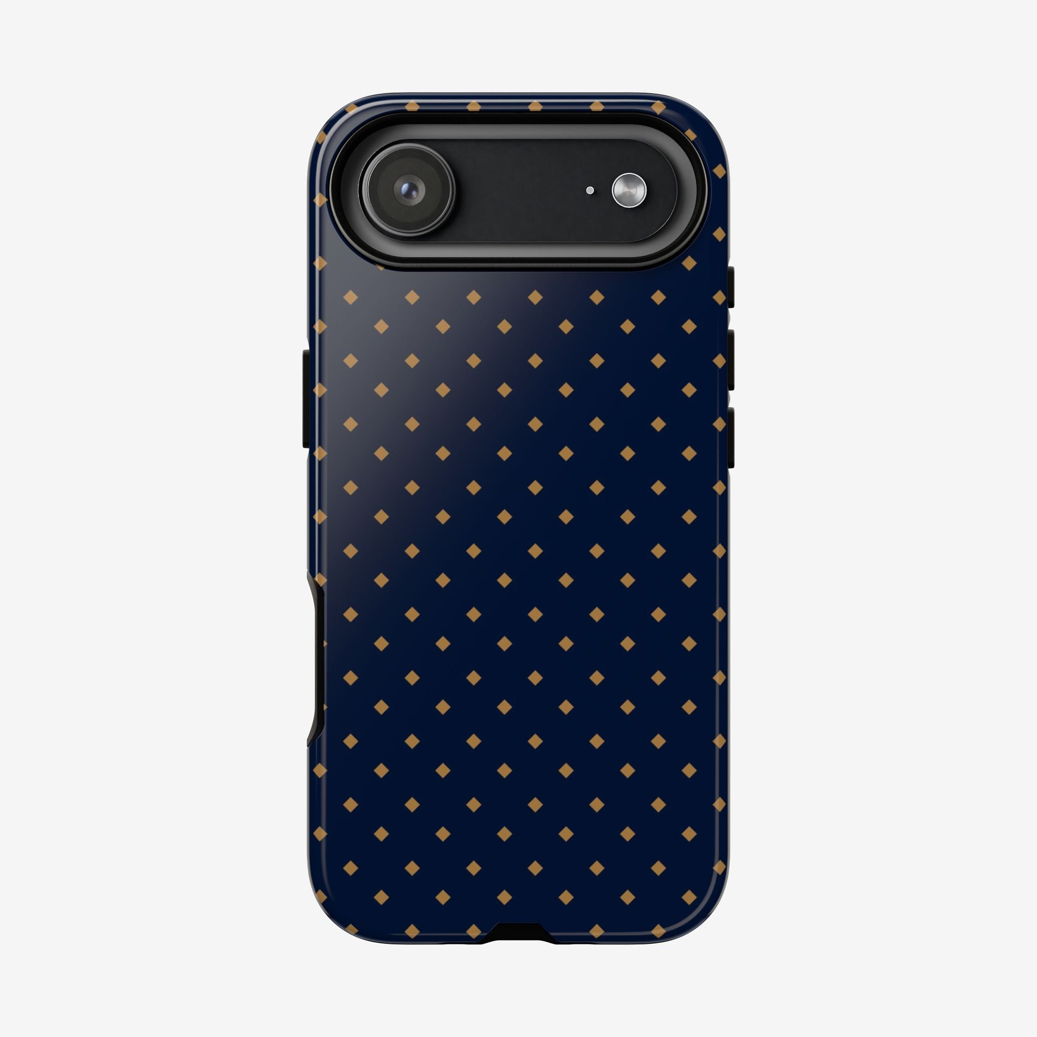 Navy Gold Dot
