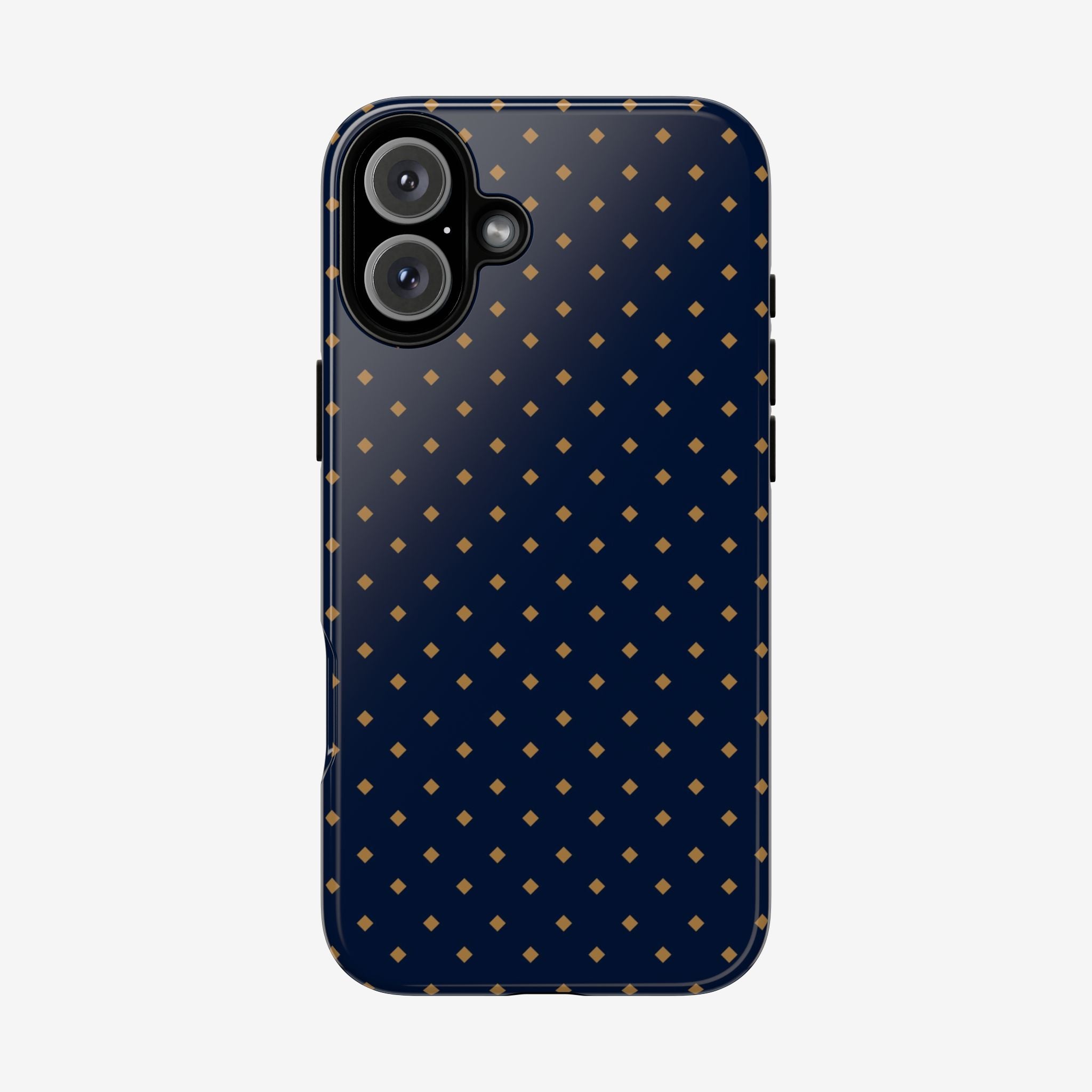 Navy Gold Dot