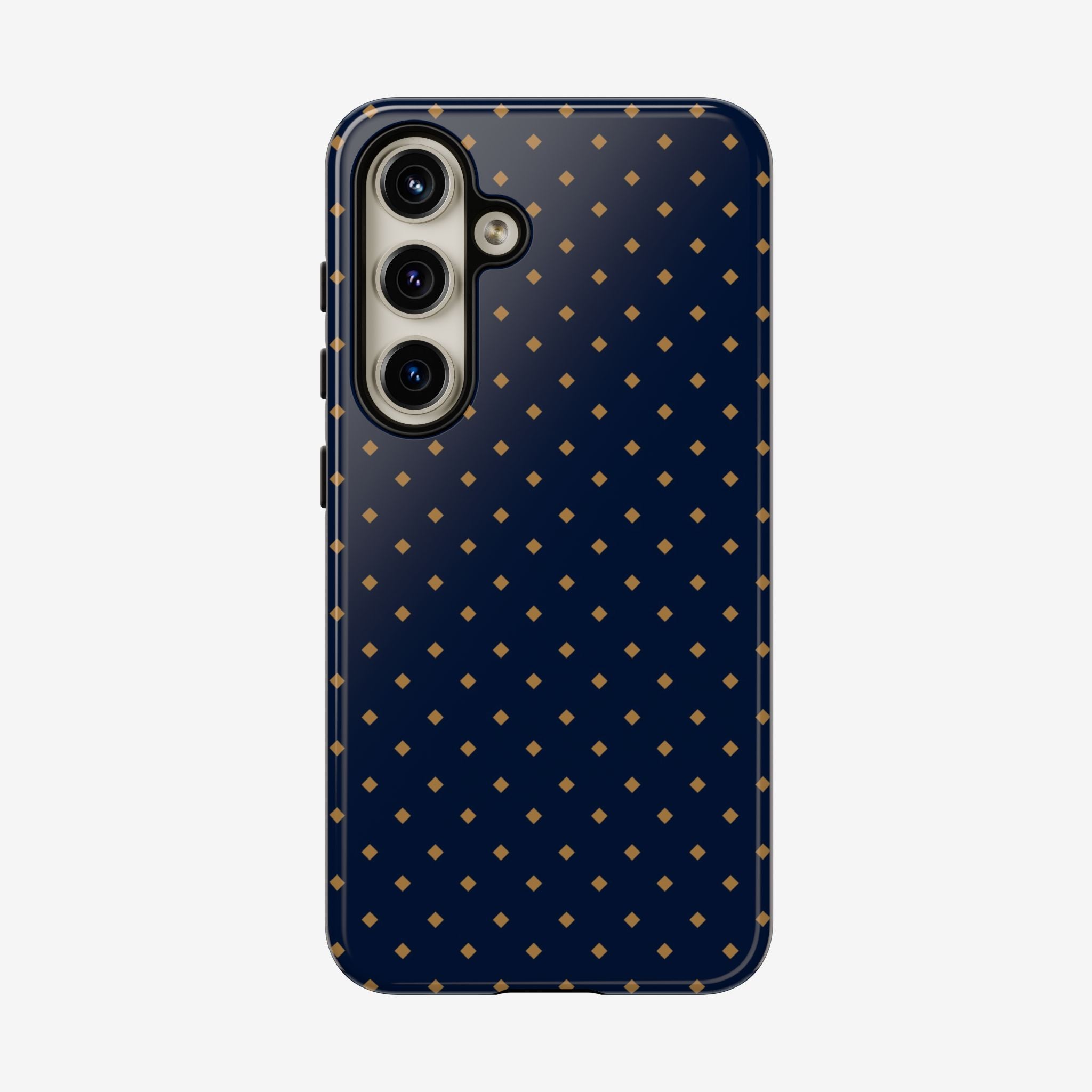 Navy Gold Dot