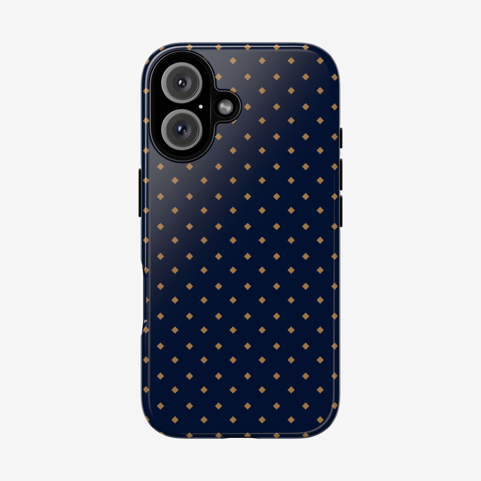 Navy Gold Dot