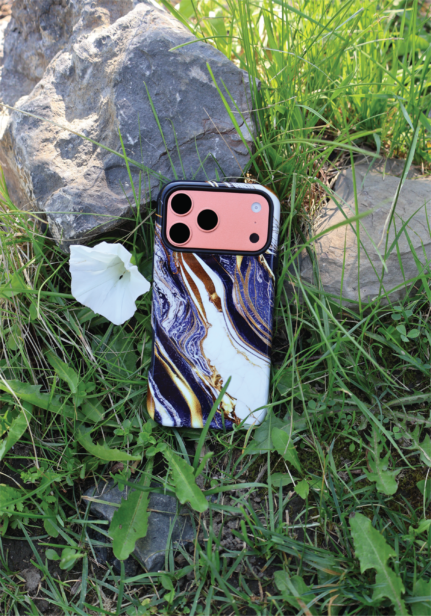 Veil Gold & Navy